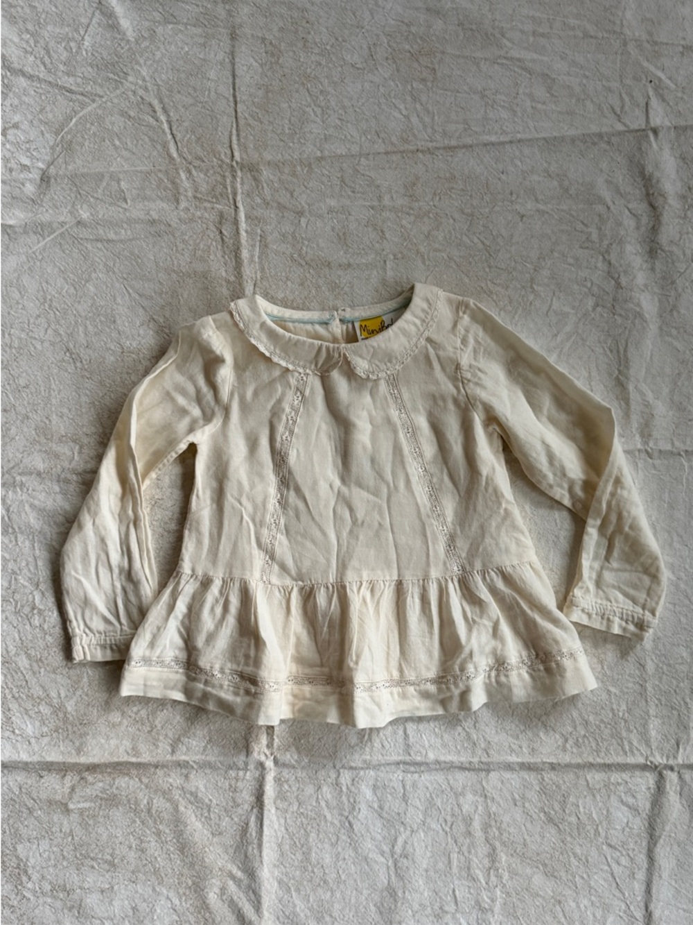 Mini Boden Cream Dress Top